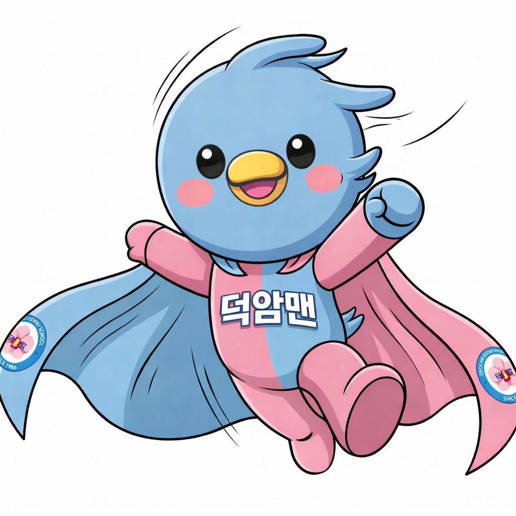 모험을 응원하는 덕암맨